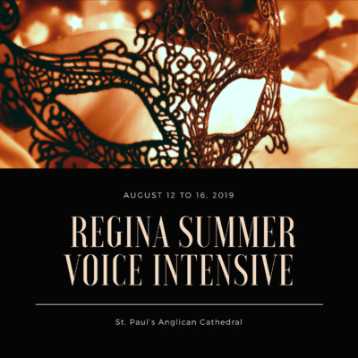 Regina Summer Voice Intensive Facebook poster